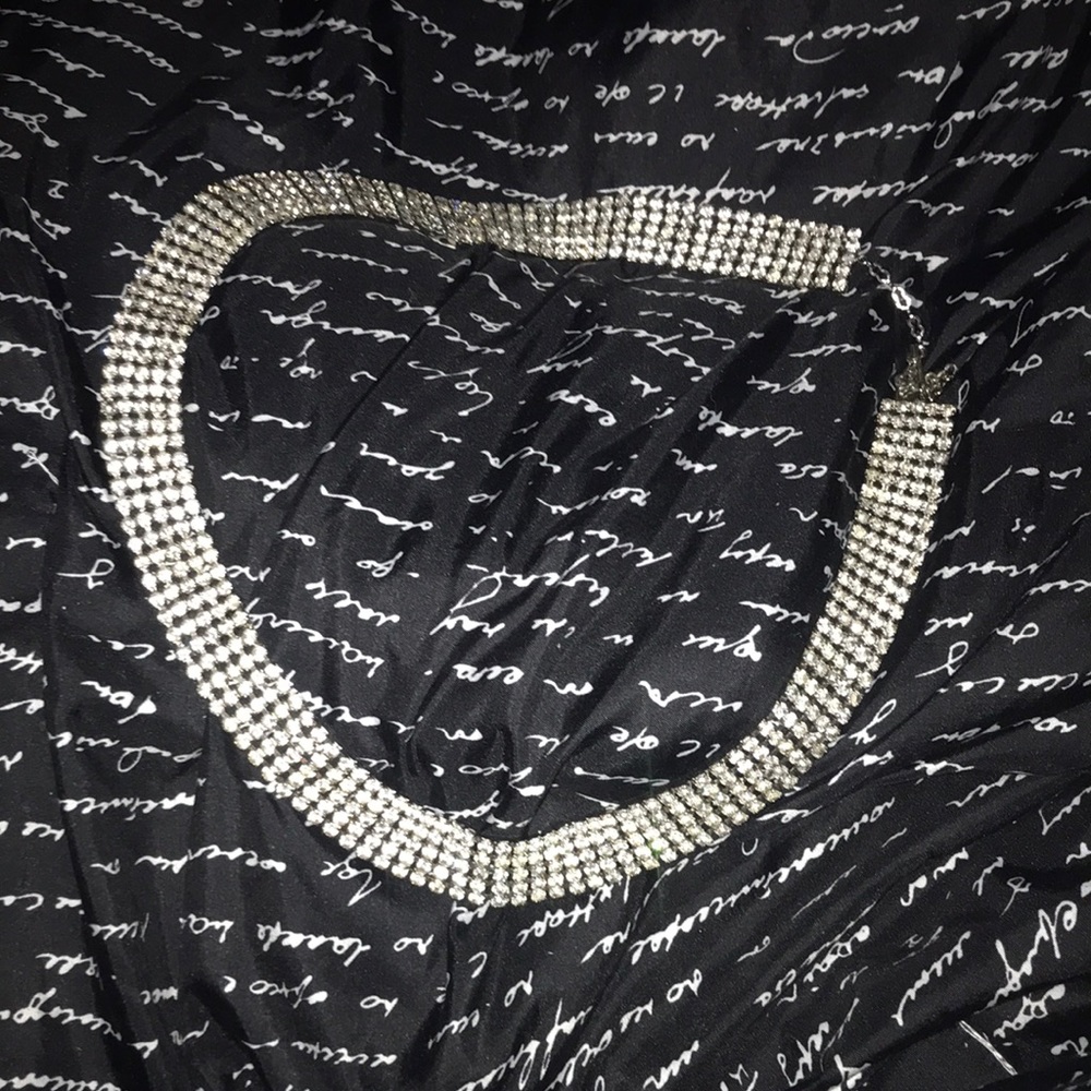 Vintage 5 Row Rhinestone Belt